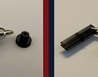 micro 3D printed parts